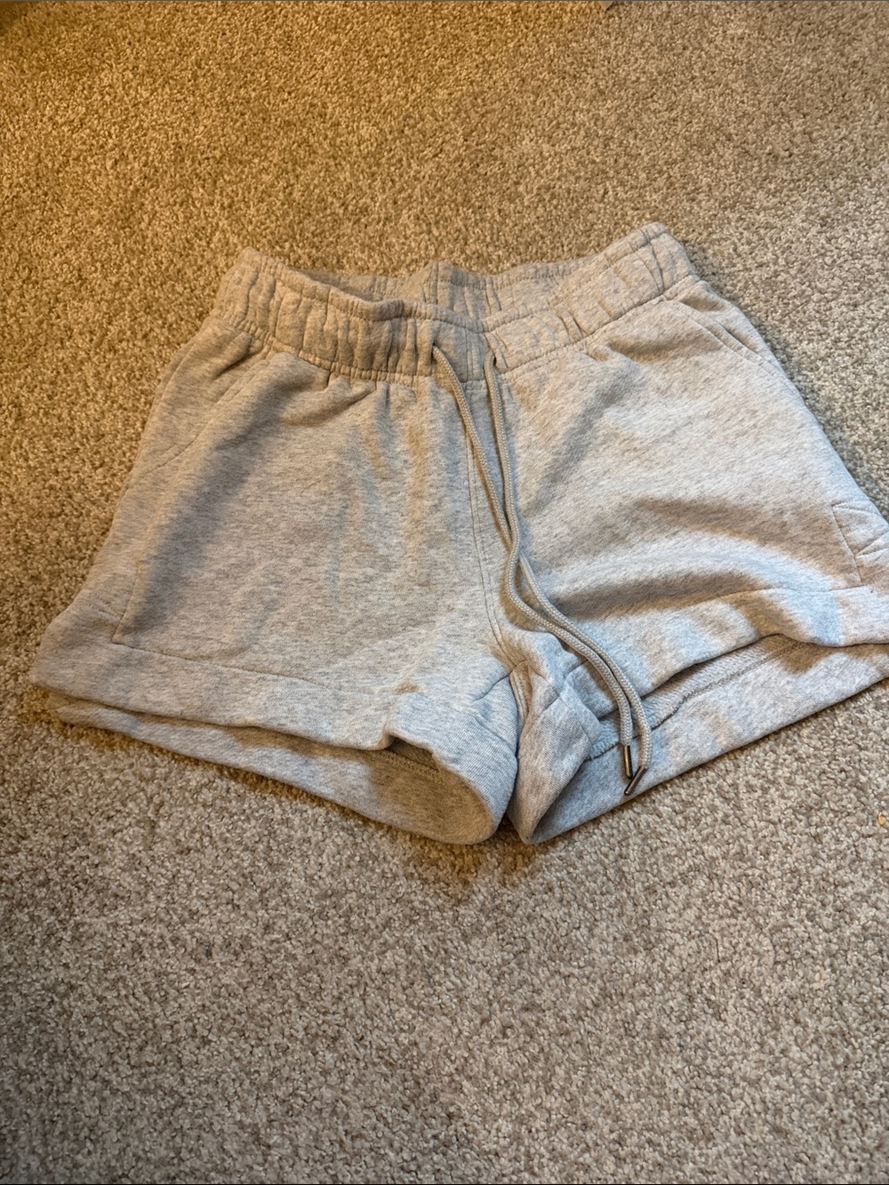 Universal Thread Light Gray Athletic Lounge Shorts